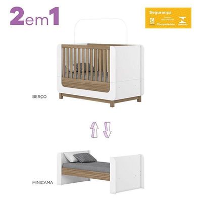 Berço Mini Cama Aconchego Branco Jequitibá Hp – Henn