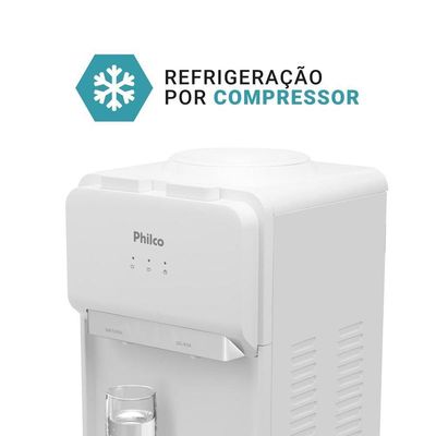 Bebedouro Philco 20L água Gelada E Natural Com Compressor PBE11 110V