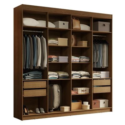 Guarda-roupa Closet 4 Gavetas 216 Cm Venus Madesa Rustic