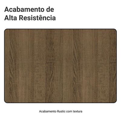 Guarda-roupa Closet 4 Gavetas 216 Cm Venus Madesa Rustic
