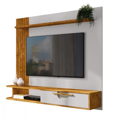 Painel Jeri Tv Até 65 Polegadas Naturalle Off White Bechara