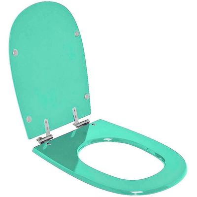 Assento Sanitário Soft Close Paris Aquamarine Para Vaso Ideal Standard