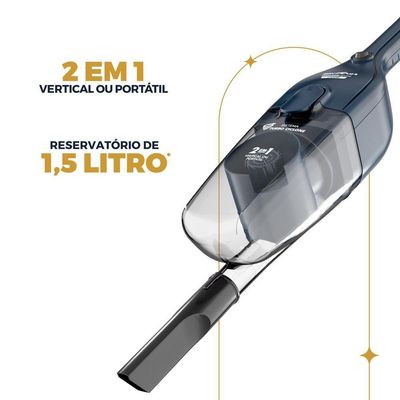 Aspirador De Pó Vertical Britânia 2 Em 1 1400W BAS30 1,5L 220V