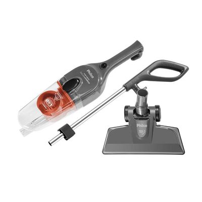 Aspirador De Pó Vertical Philco Ciclone 2 Em 1 1400W PAS1550C 220V