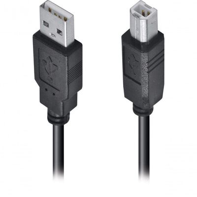 Cabo Usb Para Impressora A Macho X B Macho 2.0 1.8m Uambm 18