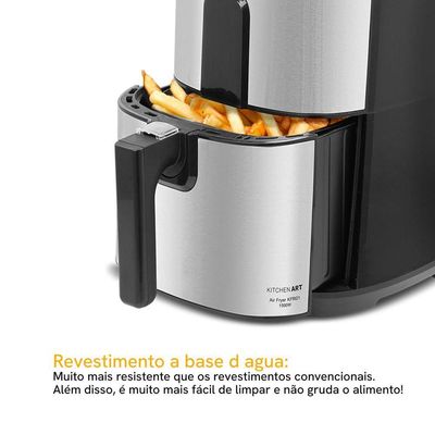 Air Fryer Kitchen Art 4,3L Cesto Quadrado 1500W KFR01 220V