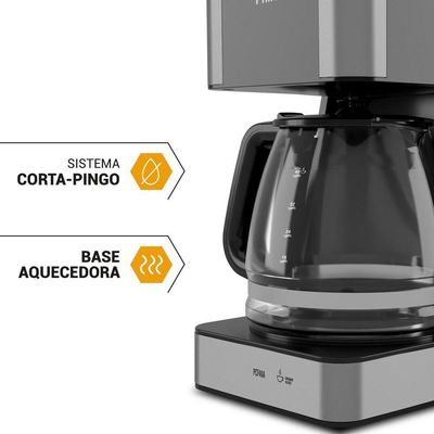 Cafeteira Philco PCF40A 40 Cafezinhos 1,5L 950W 220V