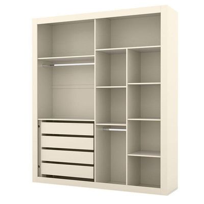 Berço Americano E Guarda Roupa Tutto New 4 Portas Off White - Matic