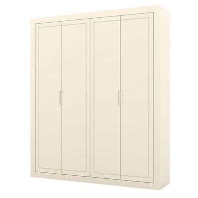 Berço Americano Guarda Roupa Tutto New 4 Portas Off White E Colchão - Matic