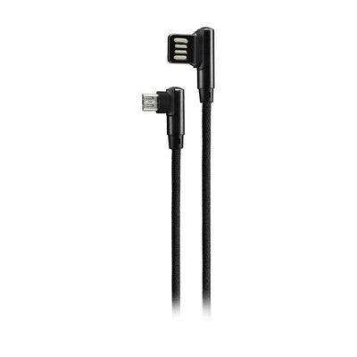 Cabo Micro Usb 90 Multilaser Warrior Wi388 Nylon 1,2m