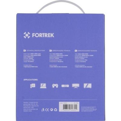 Cabo Hdmi Com Filtro 2.0 4k 10 Metros Hd2010 Fortrek Fk 741c