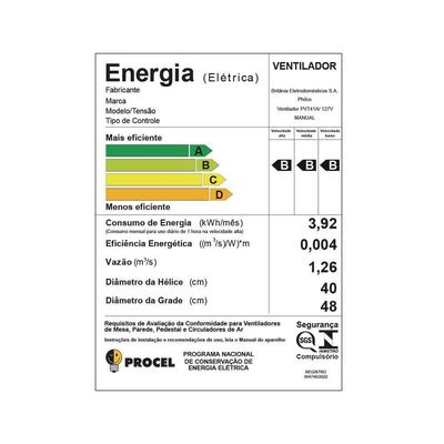 Ventilador 2 em 1 Philco 150W 110V