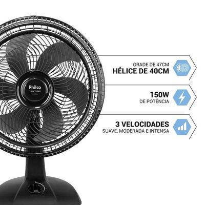 Ventilador 2 em 1 Philco 150W 110V