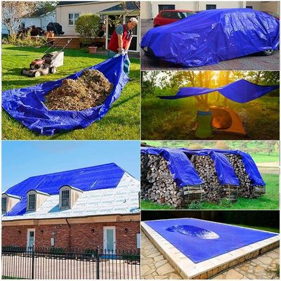 Lona Polietileno 6x4 M Com Cantos Reforçados Azul Famastil