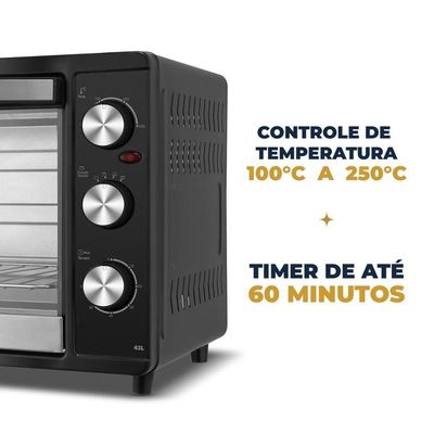 Forno Elétrico 43L Britânia BFE43 Dupla Resistência 110V