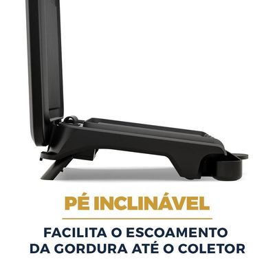 Grill Britânia 750W 2 Sanduiches Chapas Antiaderentes BGR12A 110V