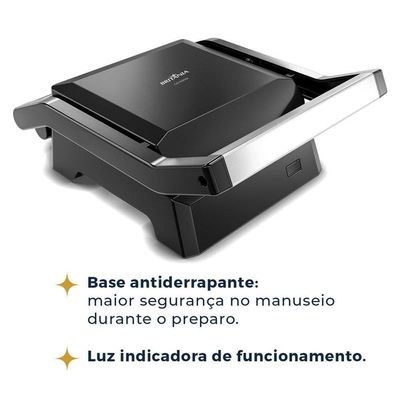 Grill Britânia Abertura Dura Mais 520W BGR06A 220V