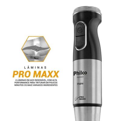 Mixer Philco Inox Com Copo 1050ml 750W PMXE01 110V