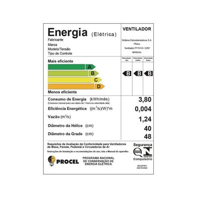 Ventilador 2 em 1 Philco PVT41A Tecnologia Maxx Force 150W 220V