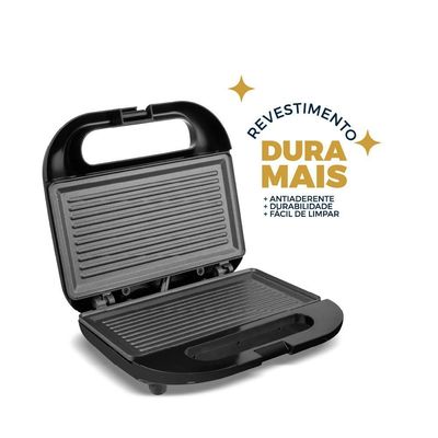 Sanduicheira E Grill Britânia 2 Em 1 750W BGRE01 220V