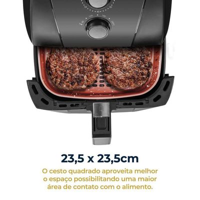 Air Fryer Britânia 5,5L Antiaderente Redstone 1500W BFR50 110V