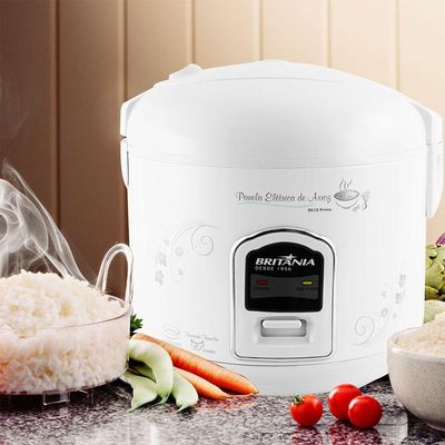 Panela De Arroz Elétrica Britânia 10 Xícaras 4L PA10 Prime 220V