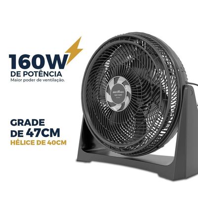 Ventilador Circulador Britânia 160W 3 Velocidades BCA40A 220V
