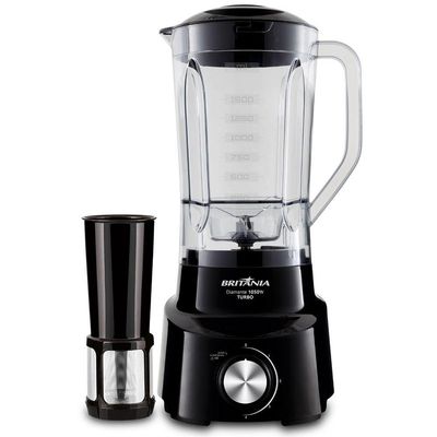 Liquidificador Britânia Diamante Preto 1050W 110V