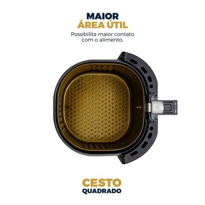 Air Fryer Britânia 5L Antiaderente Gold 1500W BAF45A 110V