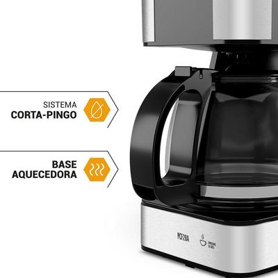 Cafeteira Philco PCF20A 720ml 20 Cafezinhos 650W 110V