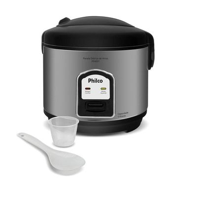 Panela De Arroz Elétrica Philco 5 Xícaras 1,6L PPAE01 110V