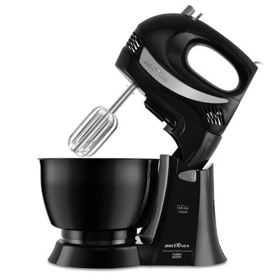 Batedeira Britânia Diamante Preta 550W 4,3L 220V