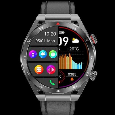 Relógio Inteligente De Fitness 1.39 " Ips 360x360 Display Chamada Bluetooth Preto