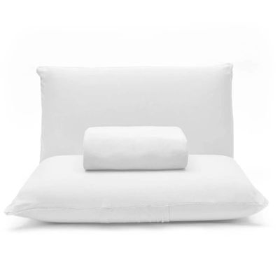 Jogo de Cama Buettner King Malha Basic Liso 3 Peças Branco