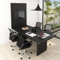 Painel Para Escritório 100x136cm Tv Até 37'' Pa2916 Preto