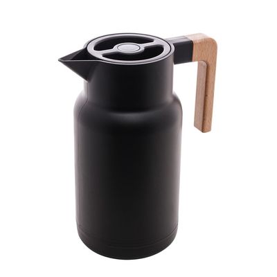Garrafa Térmica Lyor em Plástico Organic Preta - 1L