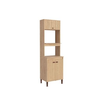 Paneleiro de Cozinha Torino c/ 3 Portas 63cm Mel - Movelbento