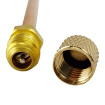 Válvula Schraeder Cobre 1/4 Para Refrigeração 50 Unidades