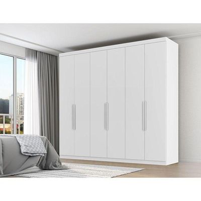 Guarda Roupa Casal Evidence Plus Branco – Zanzini