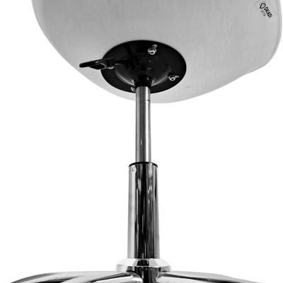 Cadeira Secretária Com Base Giratória Estofada ícaro Branco