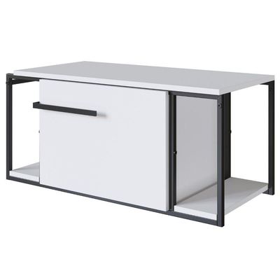 Gabinete Para Banheiro Suspenso Industrial Sem Cuba Branco