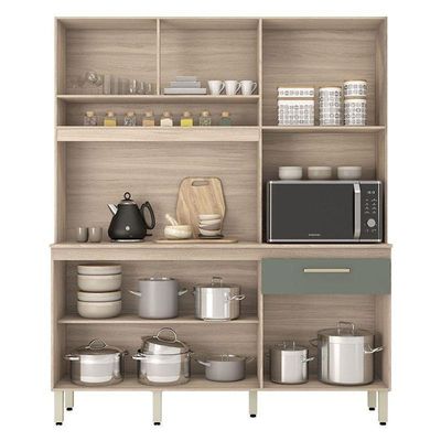 Kit Cozinha Compacta álamo Avena Touch Menta – Demóbile