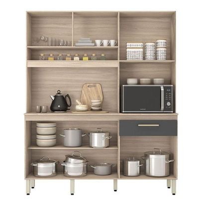 Kit Cozinha Compacta Ambiente álamo Avena Touch Grafito – Demóbile