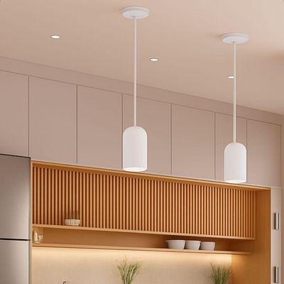 Lustre Pendente Blumenau Otto Minimalista E27 Bivolt Branco