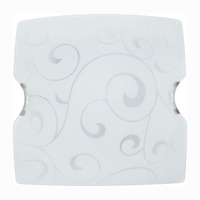 Plafon Taschibra Angra 30cm Quadrado E27 Bivolt