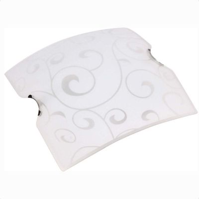 Plafon Taschibra Angra 30cm Quadrado E27 Bivolt