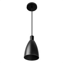 Lustre Pendente Blumenau Ceci Minimalista E27 Bivolt Preto