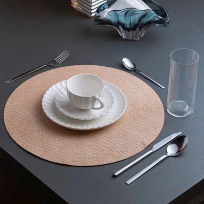 Lugar Americano Redondo Em Pvc Scale 38cm Wolff Bege