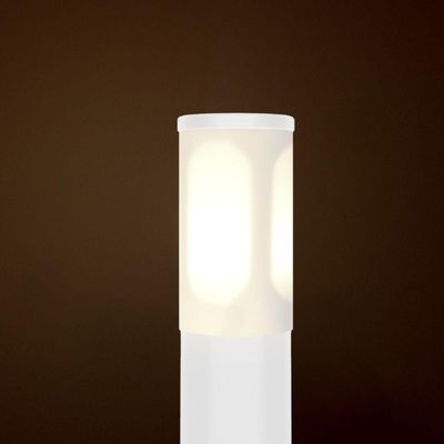 Luminária Poste De Jardim Balizador Easy 50cm E27 Bivolt Branco