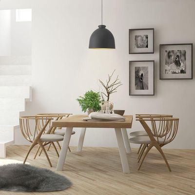 Lustre Pendente Blumenau Blum Minimalista E27 Bivolt Preto